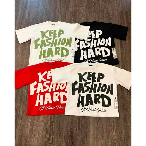 "Keep Fashion Hard" Graphic Tees