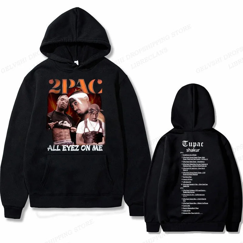 Tupac Shakur All Eyez On Me Hoodie | Unisex Hip-Hop Streetwear